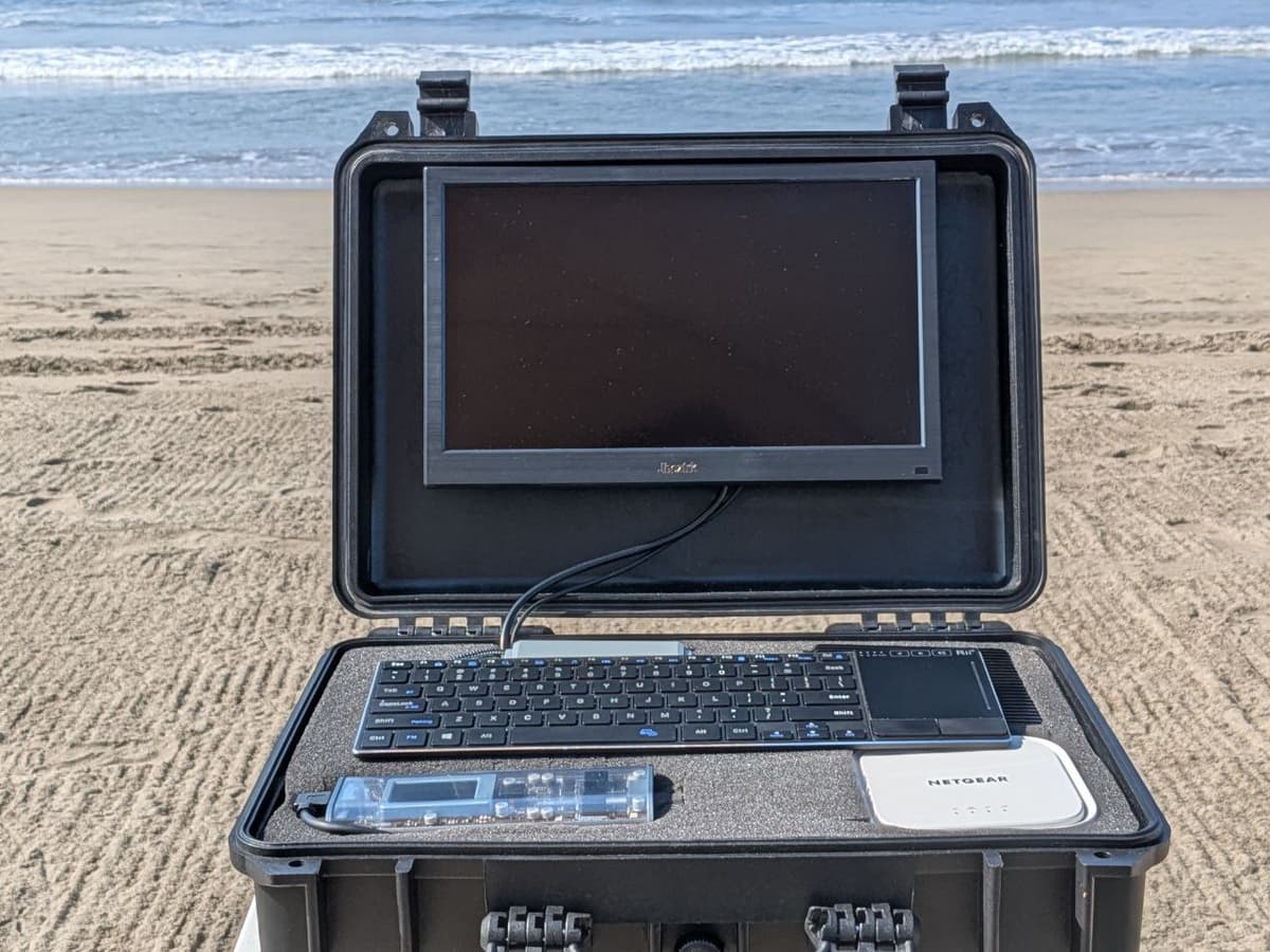 Fallout Box on the beach